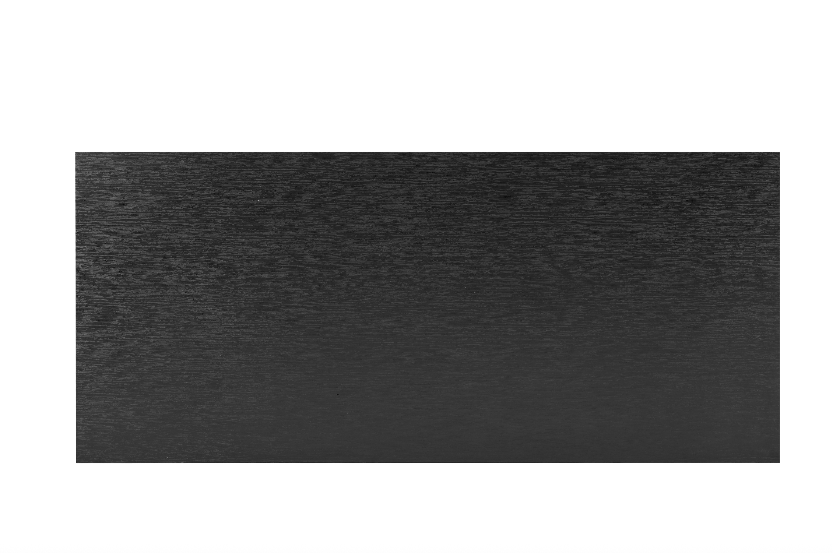 Horizon Black Wood Rectangular Dining Table 180cm